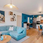 Apartment Bleu Serena - Parking - Jardin Caen