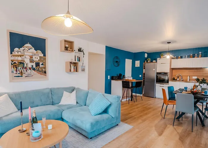 Apartment Bleu Serena - Parking - Jardin - By Primo Caen